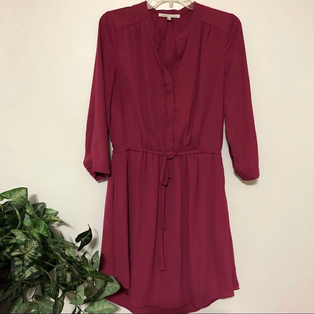 DR 2 danielrainn Wine Mid Length Dress